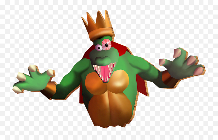King Kut Out - Donkey Kong 64 Krool Full Size Png Download King Kut Out Emoji,Bloodshot Eyes Emoji