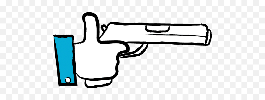 Top Gun Shots Stickers For Android Ios - Bang Gun Gif Animated Transparent Emoji,Finger Gun Emoji
