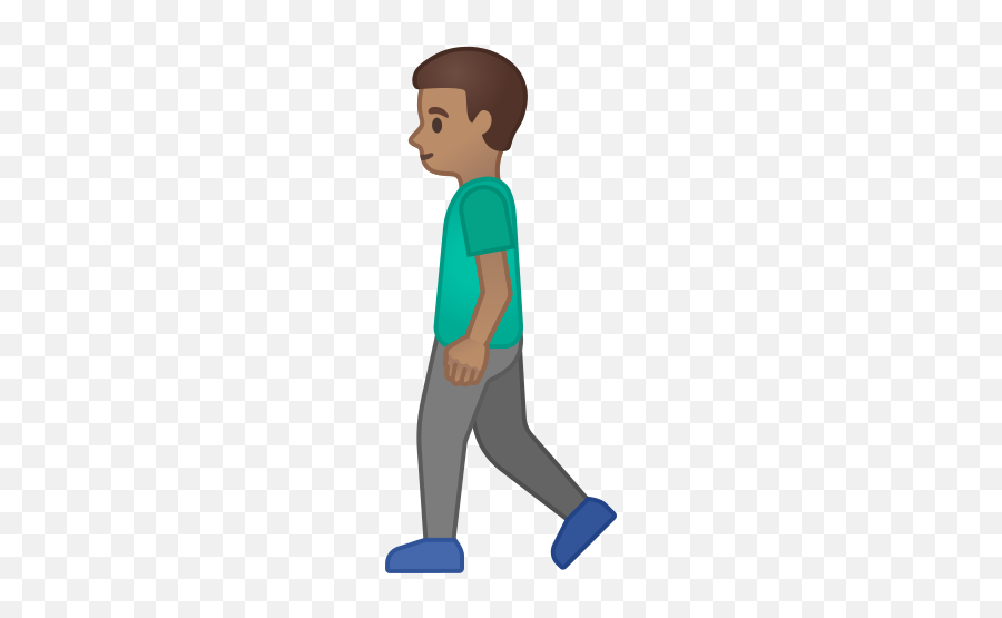 Medium Skin Tone Emoji - Walking Emoji,Chest Emoji