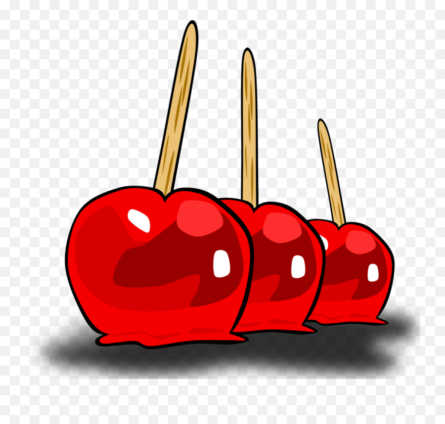 Public Domain Clip Art Image - Clip Art Of Candy Apples Emoji,Question Mark Emoji Apple