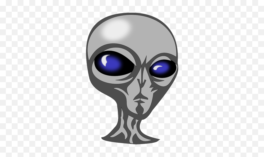 Marah Alien - Grey Alien Public Domain Emoji,Alien Head Emoticon Meaning