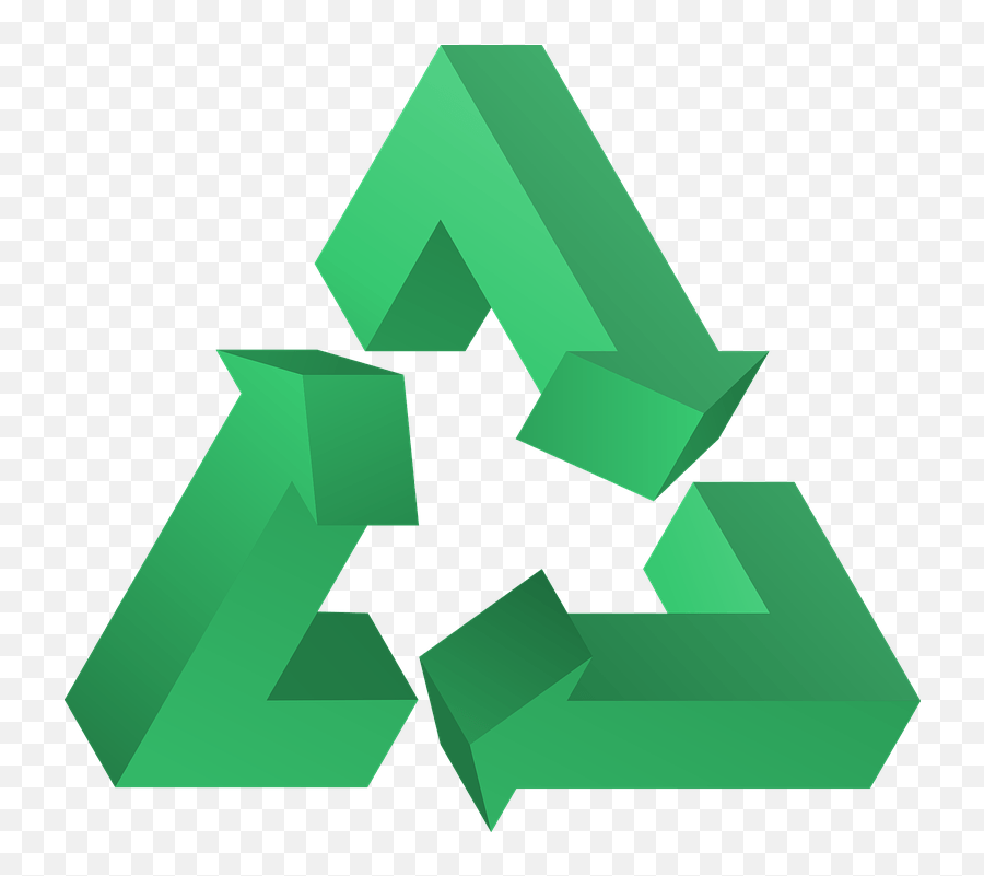 Recycle Triangle Clipart - Recycle Of Plastic Emoji,Recycling Emoji