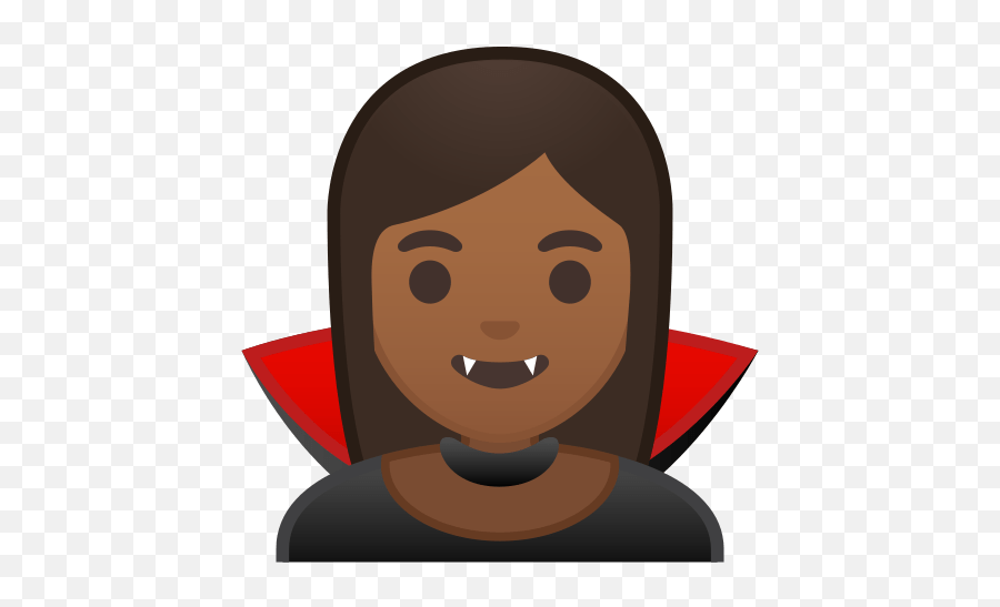 Woman Vampire Emoji With Medium - Light Skin Vampire,Black Female Emoji