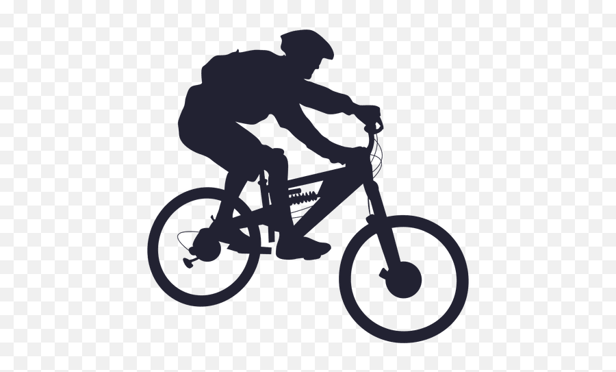 Mountain Bike Bicycle Cycling - Mountain Bike Silhouette Free Emoji,Bike Emoticon