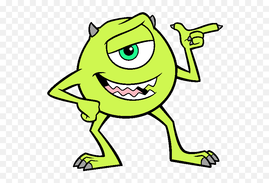 Mike Wazowski - Monsters Inc Clipart Emoji,Mike Wazowski Emoji