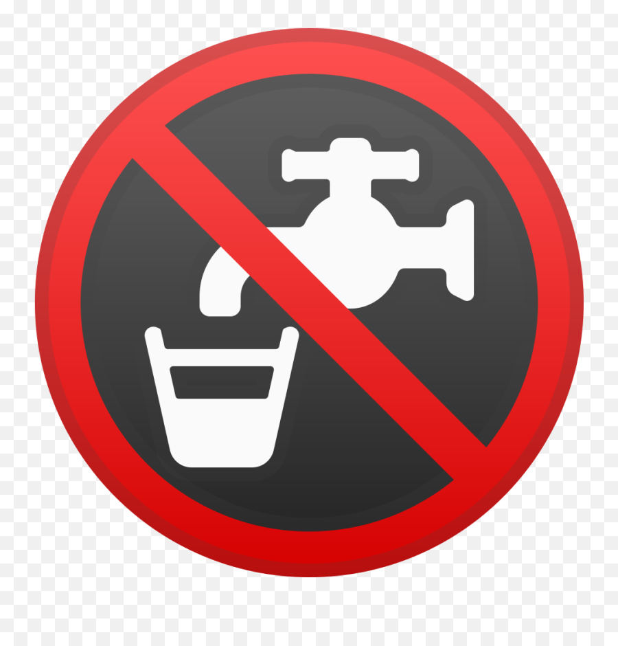 Non Potable Water Icon - Drinking Water Emoji,Water Emoji Png