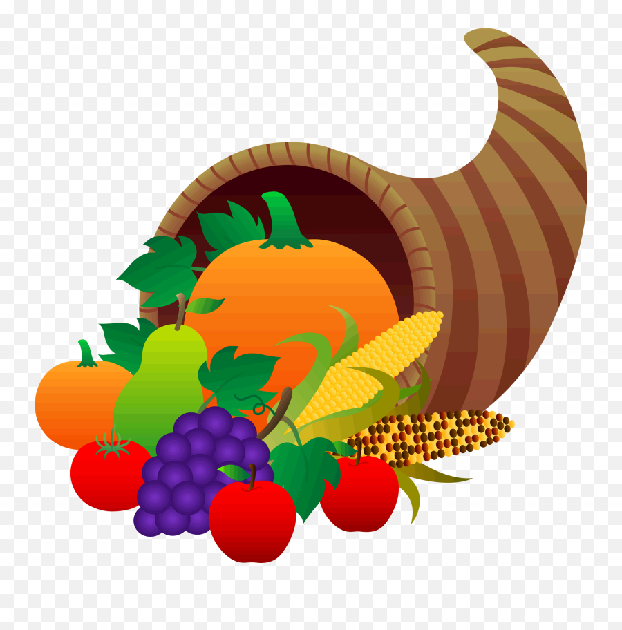 Side Dishes Svg Freeuse Png Files - Cornucopia Clip Art Emoji,Happy Thanksgiving Emoji Text