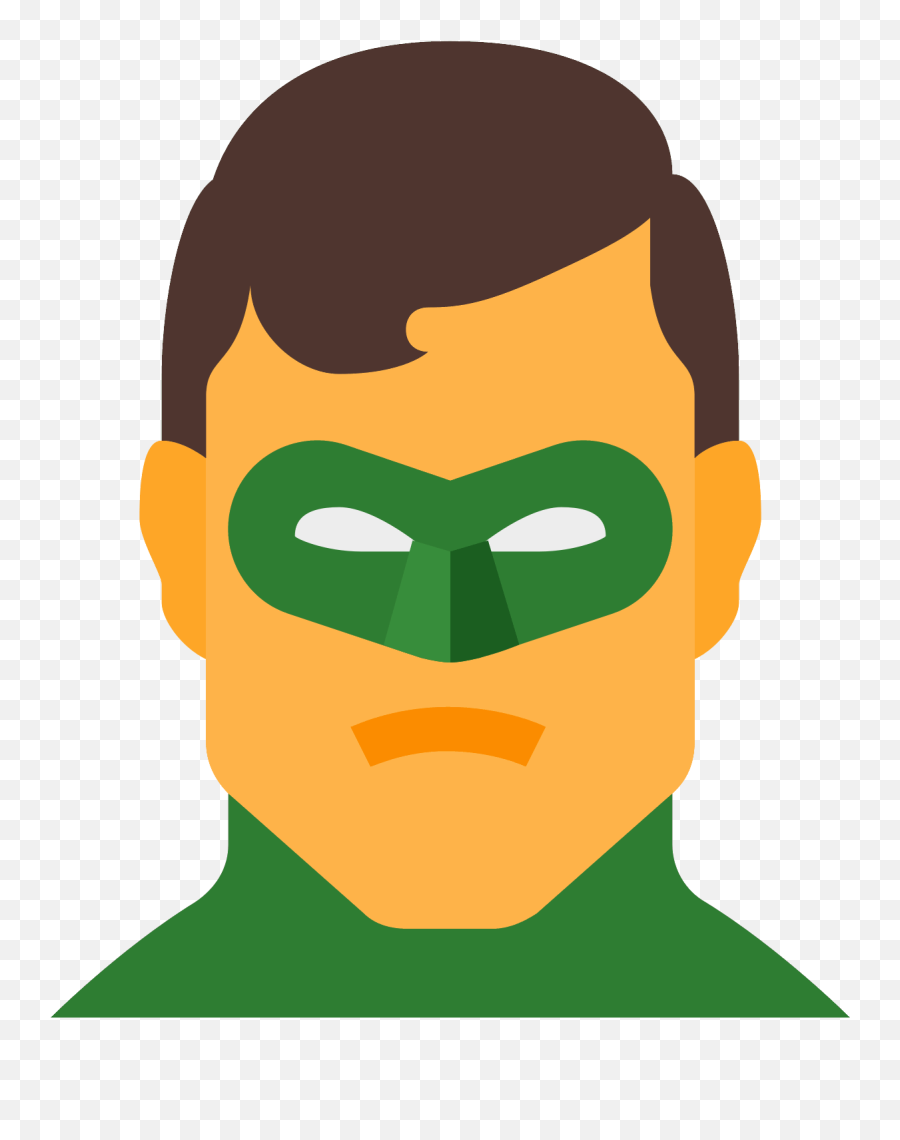 Green Lantern Dc Icon - Greenlantern Movie Heroes Face Flat Icon Emoji,Green Lantern Emoji