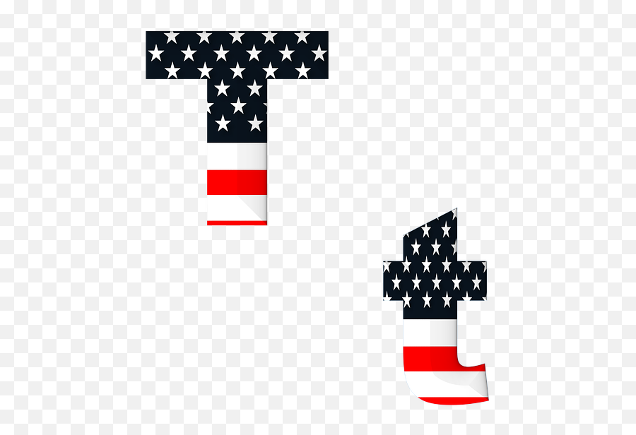 Letter Abc Alphabet - Letter S American Flag Transparent Emoji,American Flag Emoticon For Facebook