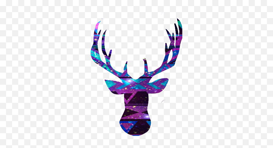 Deer Antler Hipstet Ftestickers - Deer Png Silhouette Emoji,Antler Emoji