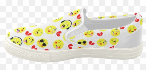 Emoji Fashion Cute Patterned Shoes Womens Slip -