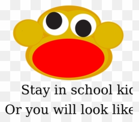 Meme De Macaco - School Clipart Emoji