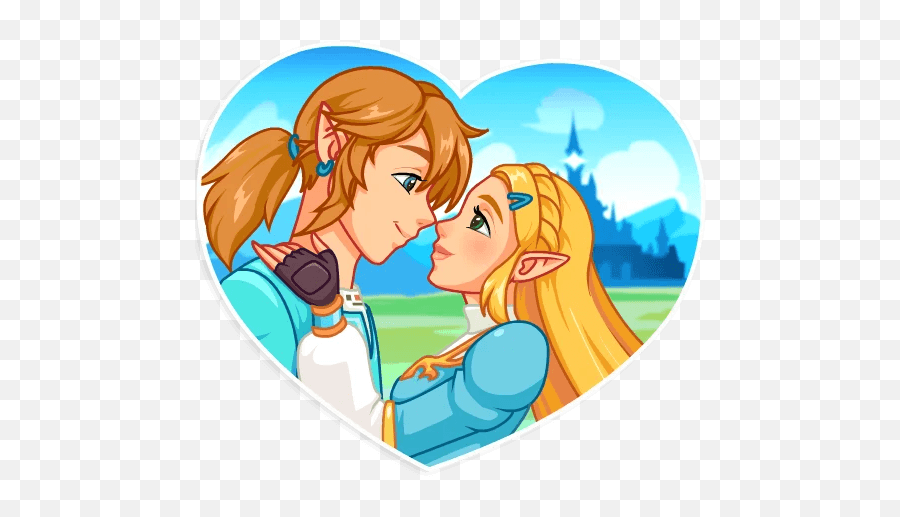 The Legend Of Zelda - Telegram Sticker Cartoon Emoji,Zelda Emoji