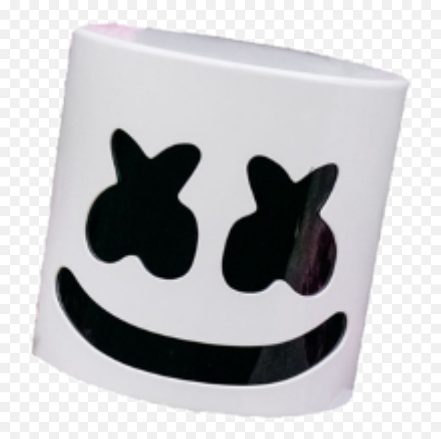 Trending Marshmello Stickers - Mask Marshmello Head Png Emoji,Marshmello Emoji