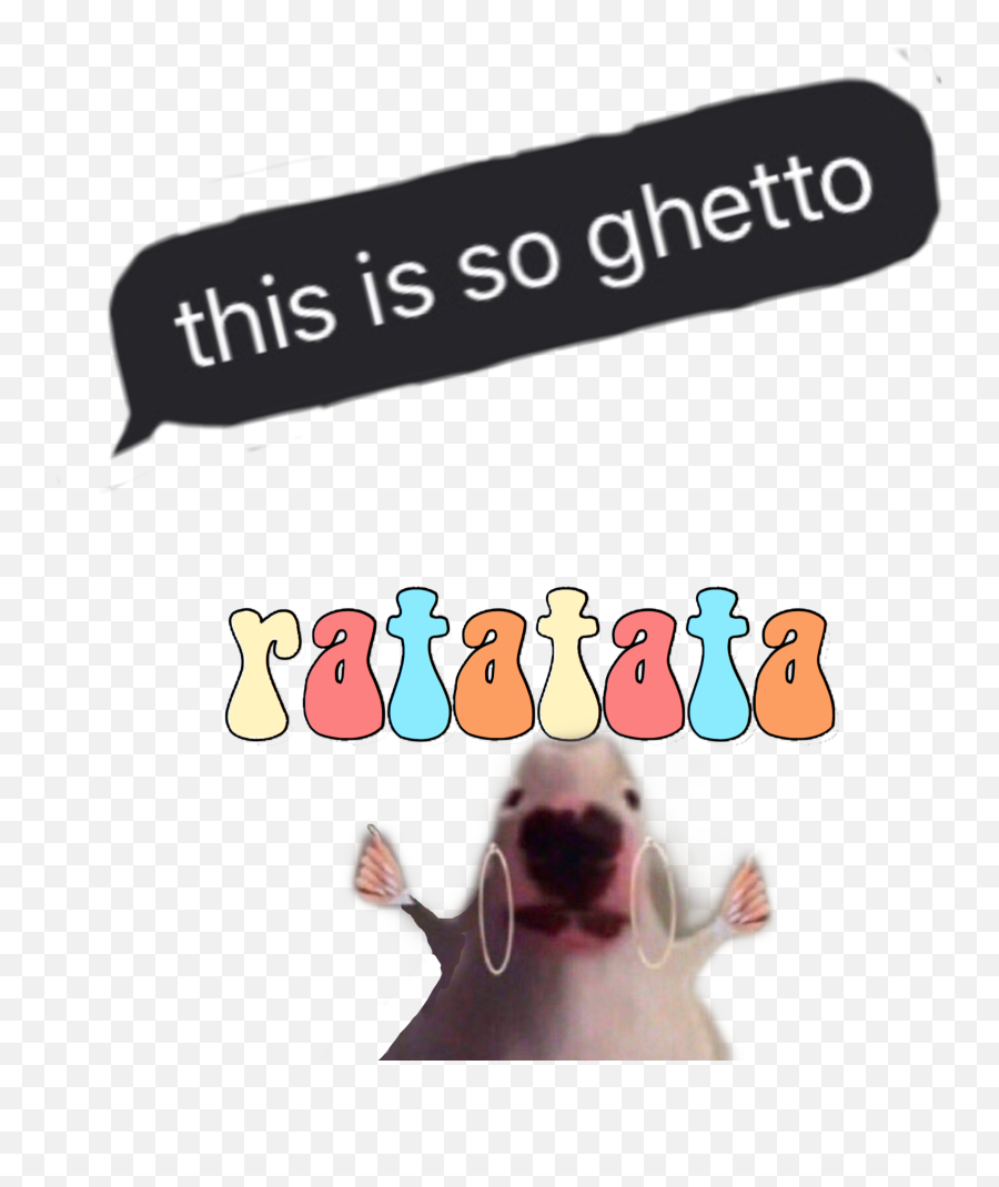 Im In The Ghetto Ratatataghetto - Cartoon Emoji,Ghetto Emoji