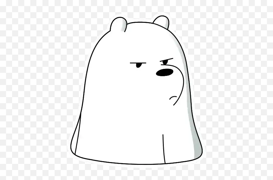 Polar 2 Stickers For Whatsapp - We Bare Bear Sticker Whatsapp Emoji,Groundhog Emoji