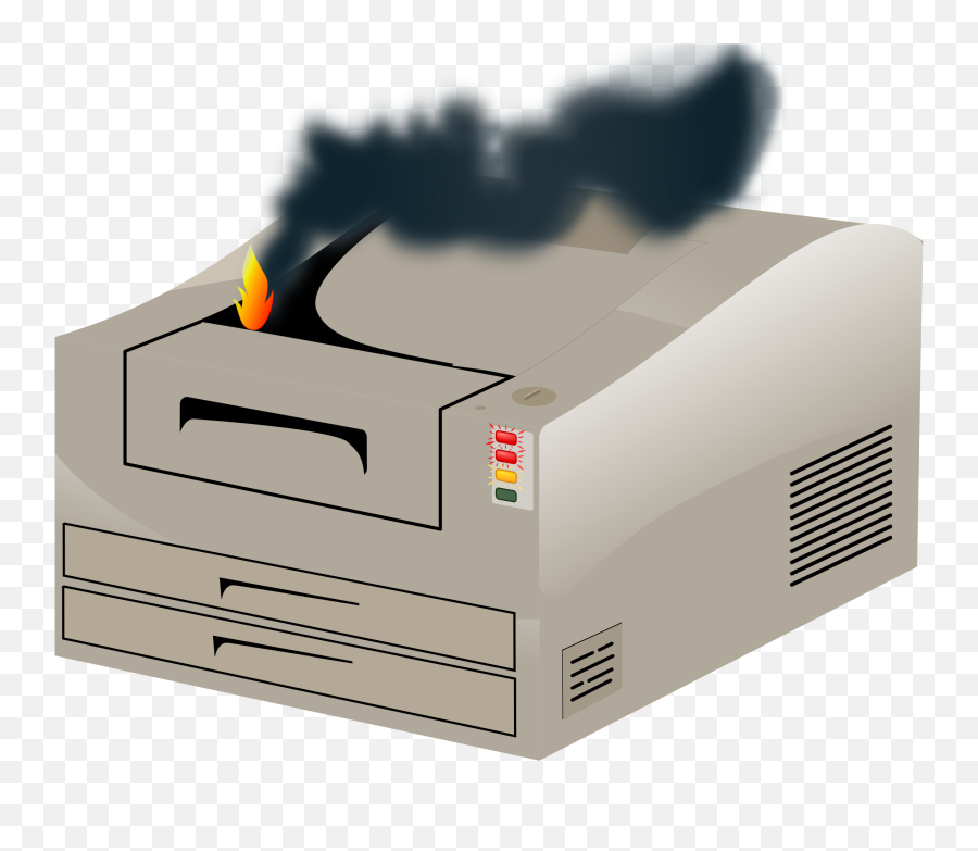 Broken Printer Clipart - Printer Out Of Order Emoji,Printer Emoji