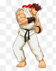 Version Stickers For Android Ios - Street Fighter Ryu Sprite Emoji,Martial Arts Emoji