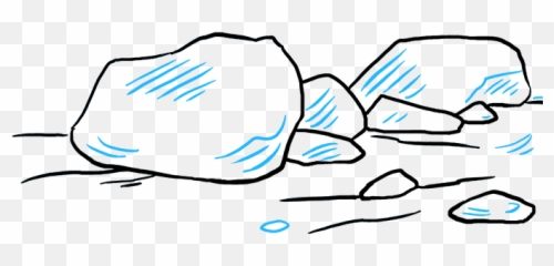 How To Draw Rocks - Really Easy Drawing Tutorial Easy Drawing Of Rocks Emoji,Stone Rock Emoji