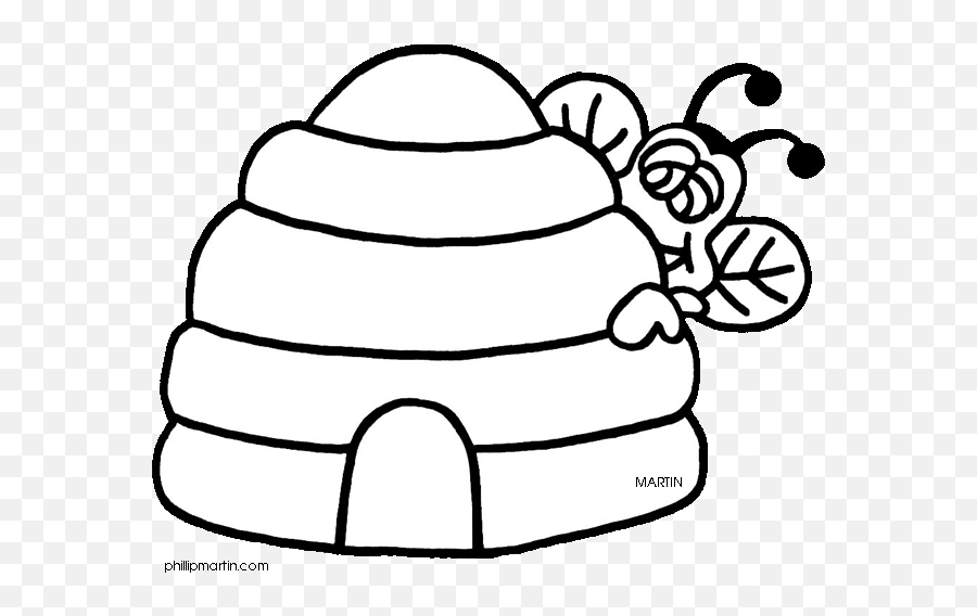 Beehive Clipart Free Images 8 - Clipartix Outline Bee Hive Clip Art Emoji,Beehive Emoji