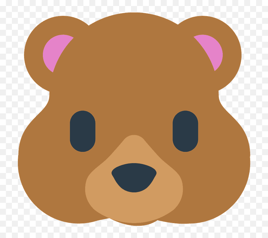 Bear Emoji Clipart - International Antarctic Centre,Bear Face Emoticon