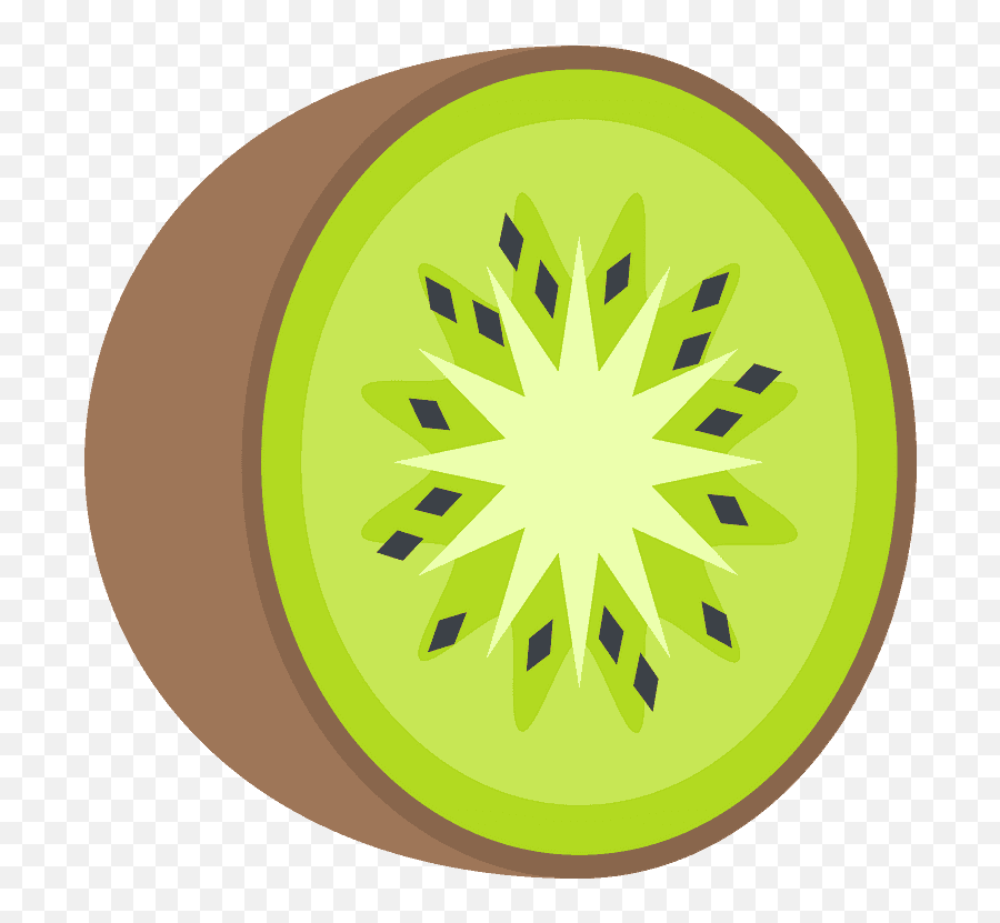 Kiwi Fruit Emoji Clipart - Kiwi Emoji,Fruit Emoticon