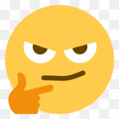 Discord Thinking Emoji Transparent - Thonk