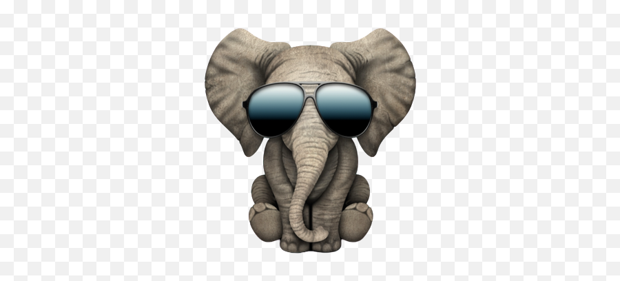 Midnight Castle Pond Friends - Elephant Wearing Glasses Emoji,Hippo Emoji