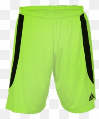 Goalkeepers Shorts In Lime - Boardshorts Emoji