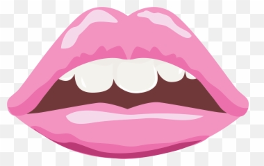 Shhh Clipart Free - Pink Lips Clipart Png Emoji,Shhhh Emoji