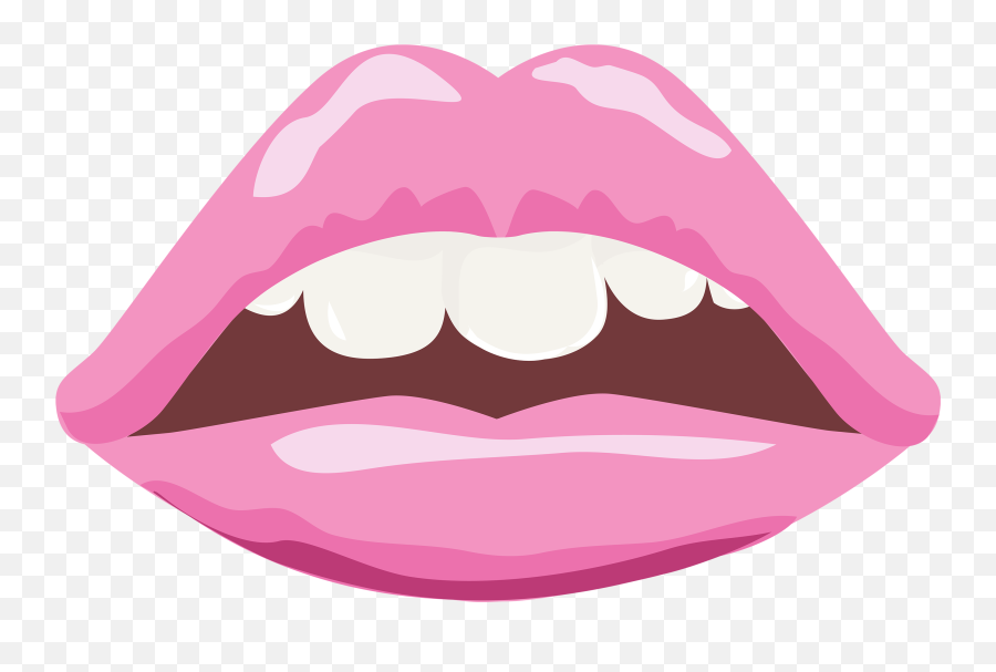 Shhh Clipart Free - Pink Lips Clipart Png Emoji,Shhhh Emoji