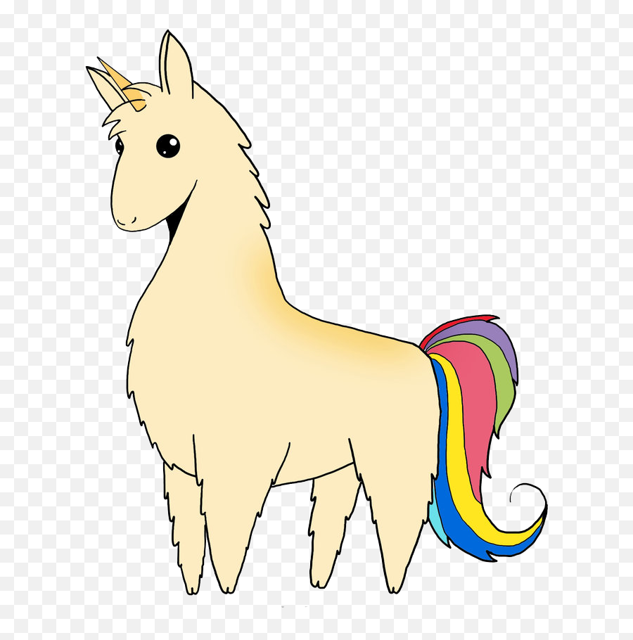 Pin - Lama Unicorn Emoji,Alpaca Emoji