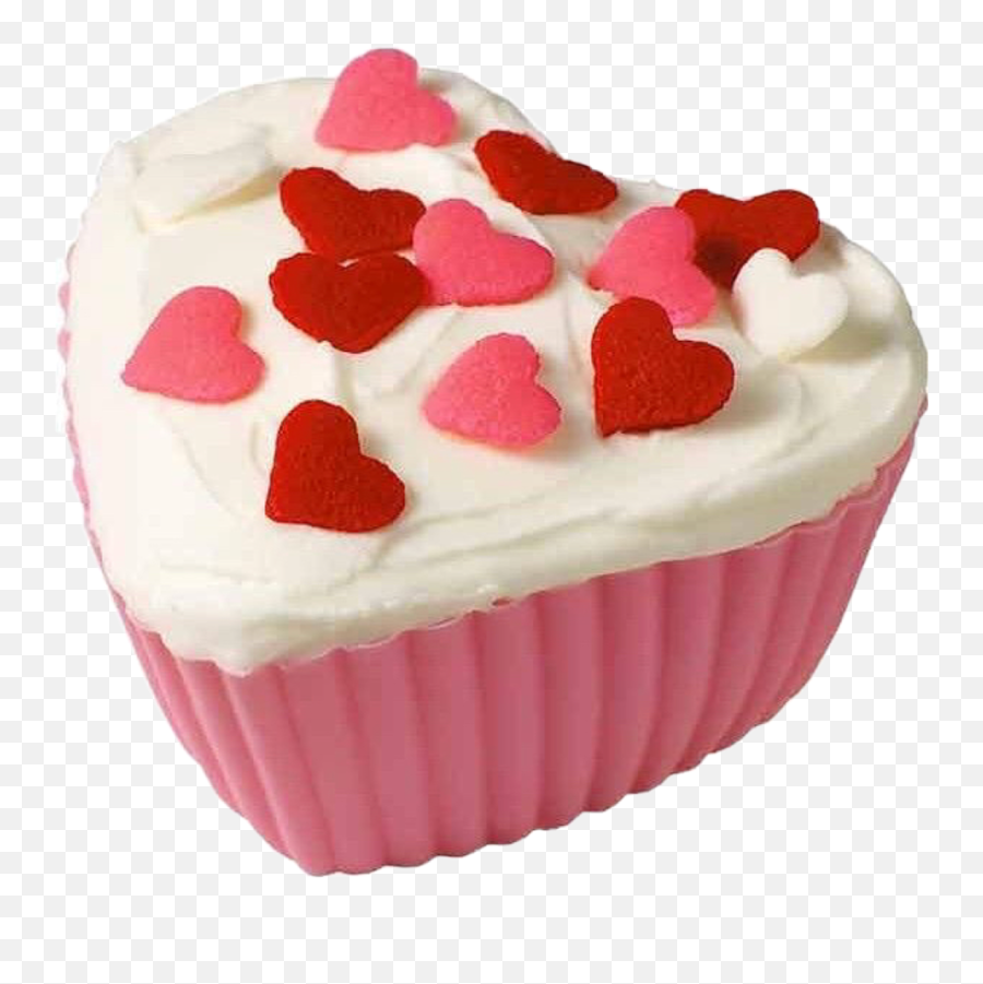 Heart Hearts Dessert Desserts Food - Valentines Day Heart Shaped Cupcakes Emoji,Emoji Desserts