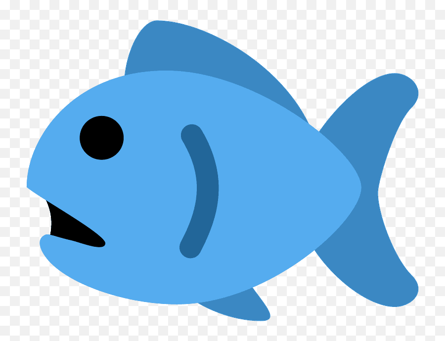 Fish Emoji Clipart - Fish Emoji Twittwe Png,Shark Emoji Android