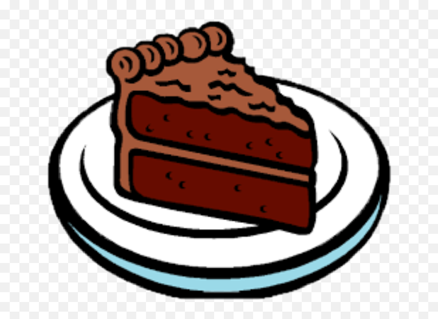 Pice Clipart Chocolate Pastry - Chocolate Cake Clipart Png Chocolate Cake Clip Art Emoji,Chocolate Cake Emoji