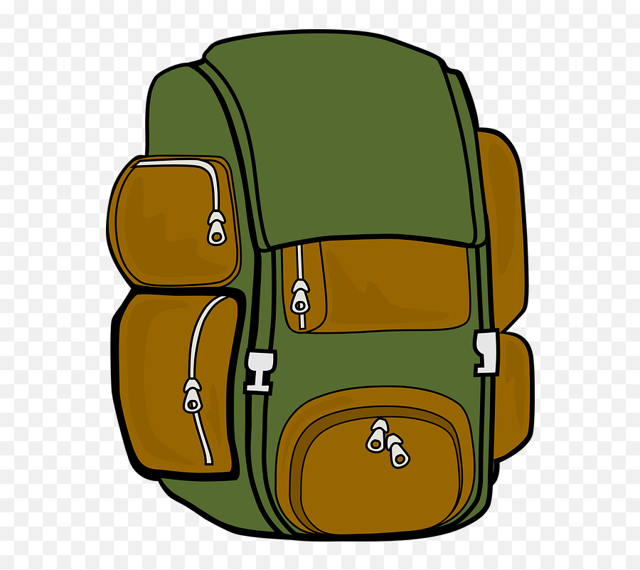 Backpack Bag Hiking - Backpack Clip Art Emoji,Money Bags Emoji