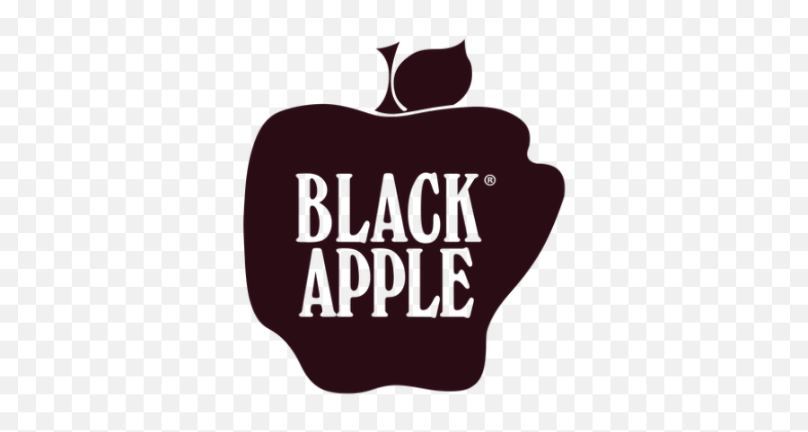 Cider Made The Hard Way - Black Apple Crossing Logo Emoji,Black Apple Emoji