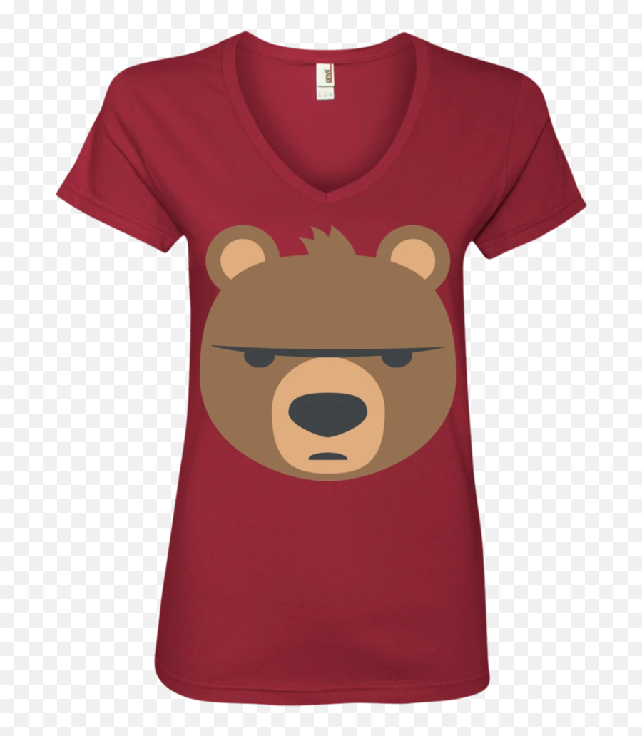 Big Bear Emoji Ladies V - Hogwarts Wasn T Hiring Shirt,Bear Hot Emoji