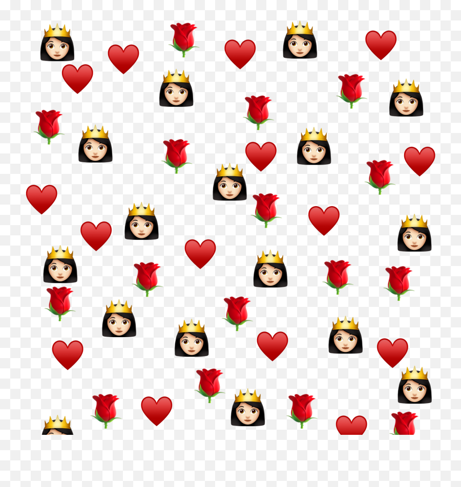 Heart Princess Flower Emojis Emoji - Clip Art,Whatsapp Emoji Art