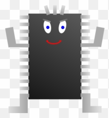 Computer Processor Character Vector - Clock Emoji