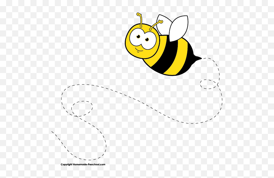 Clip Art Bee Bee Clip Art Bee Clipart - Flying Bee Clip Art Emoji,Emoji Bee