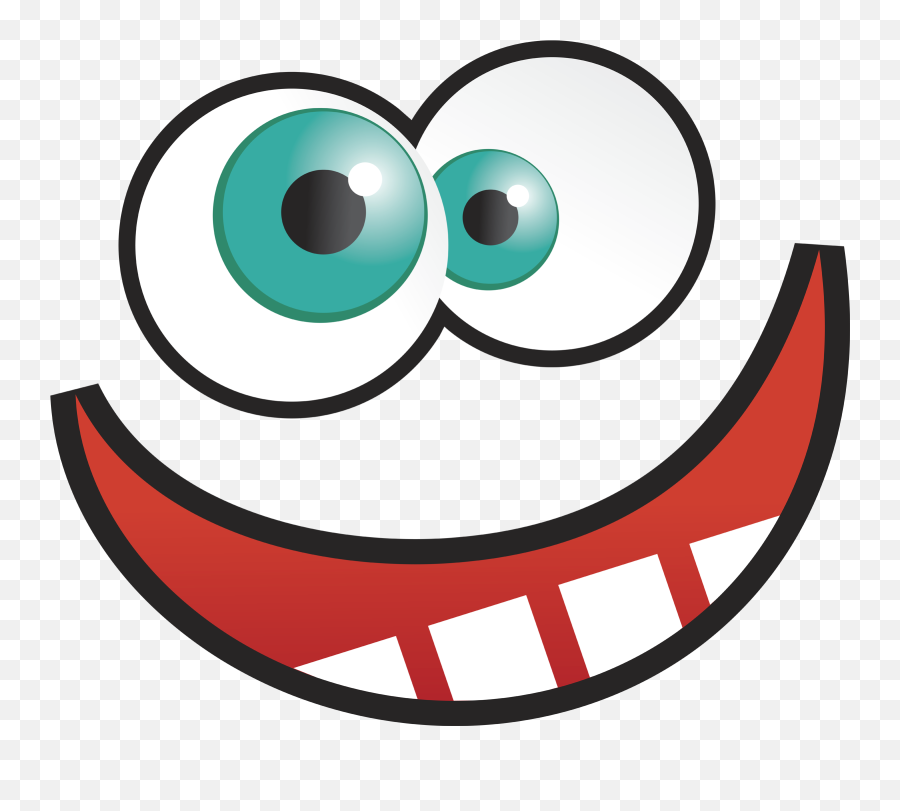 Crazy Eyes Clipart - Funny Cartoon Face Png Emoji,Crazy Emoji