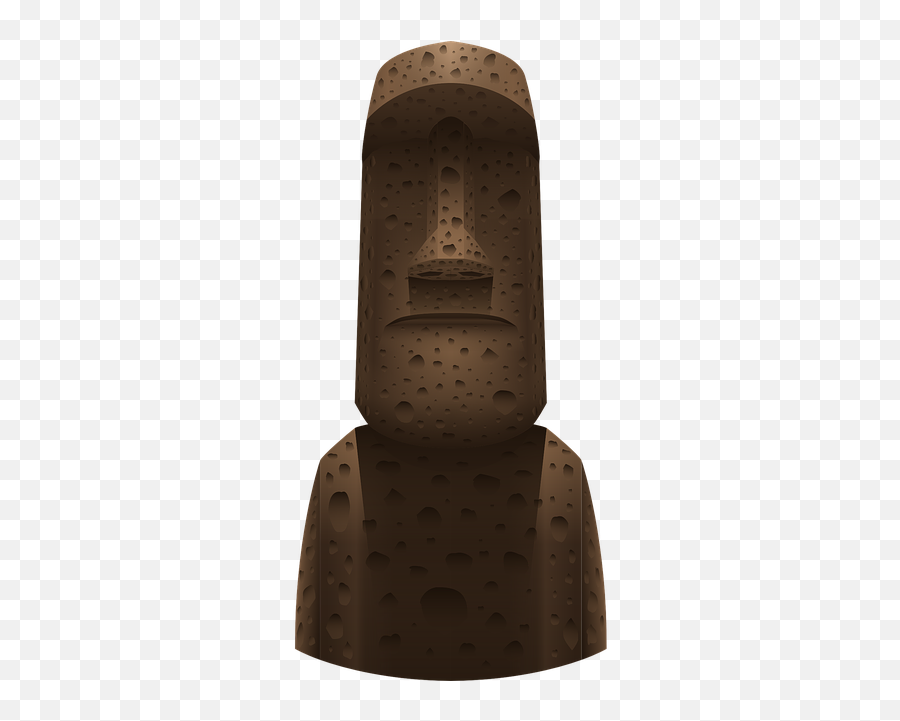 Moai Easterisland Sculpture Face Silhouette Stone Watch - Moai Png Transparent Emoji,Moai Emoji