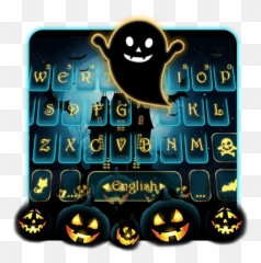 Download Halloween Ghost Keyboard Theme - Cartoon Emoji