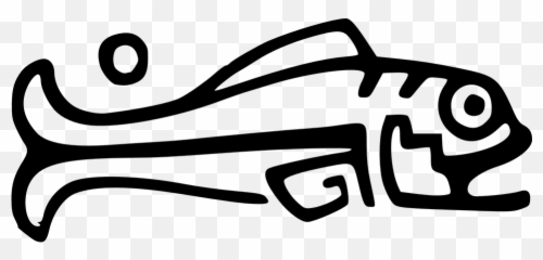 Kostenlose Maya Und Mexiko - Aztec Fish Symbol Emoji,Palm Tree Emoji