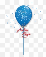 11in Latex Baby Boy Stars - Balloon Emoji,Blue Balloon Emoji