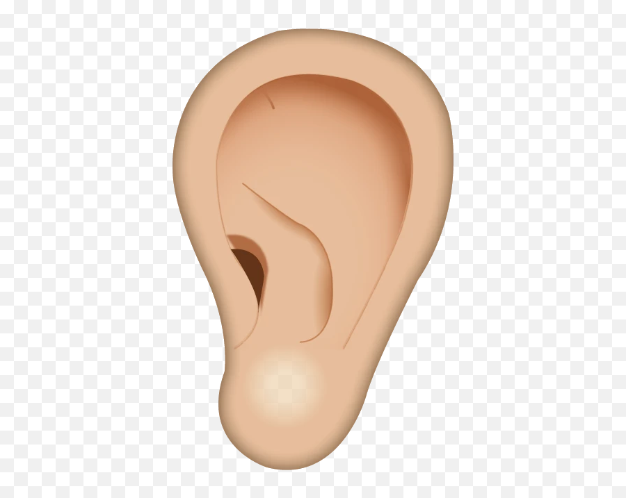 Download One Ear Emoji Icon - Ear Emoji,Friend Emojis