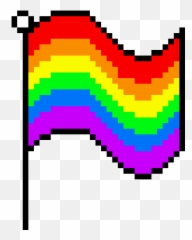 Pin - Pride Flag Pixel Art Emoji,Rainbow Flag Emoji