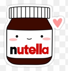 Also buy this artwork on stickers apparel phone cases and - Cute Nutella Emoji