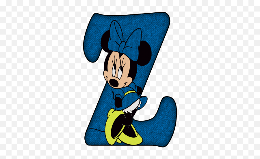 Zde Alfabeto Decorativo Disney Alphabet - Minnie Mouse Blue Letters Emoji,Austin Powers Emoji